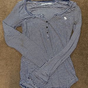 A&F stripped long sleeve